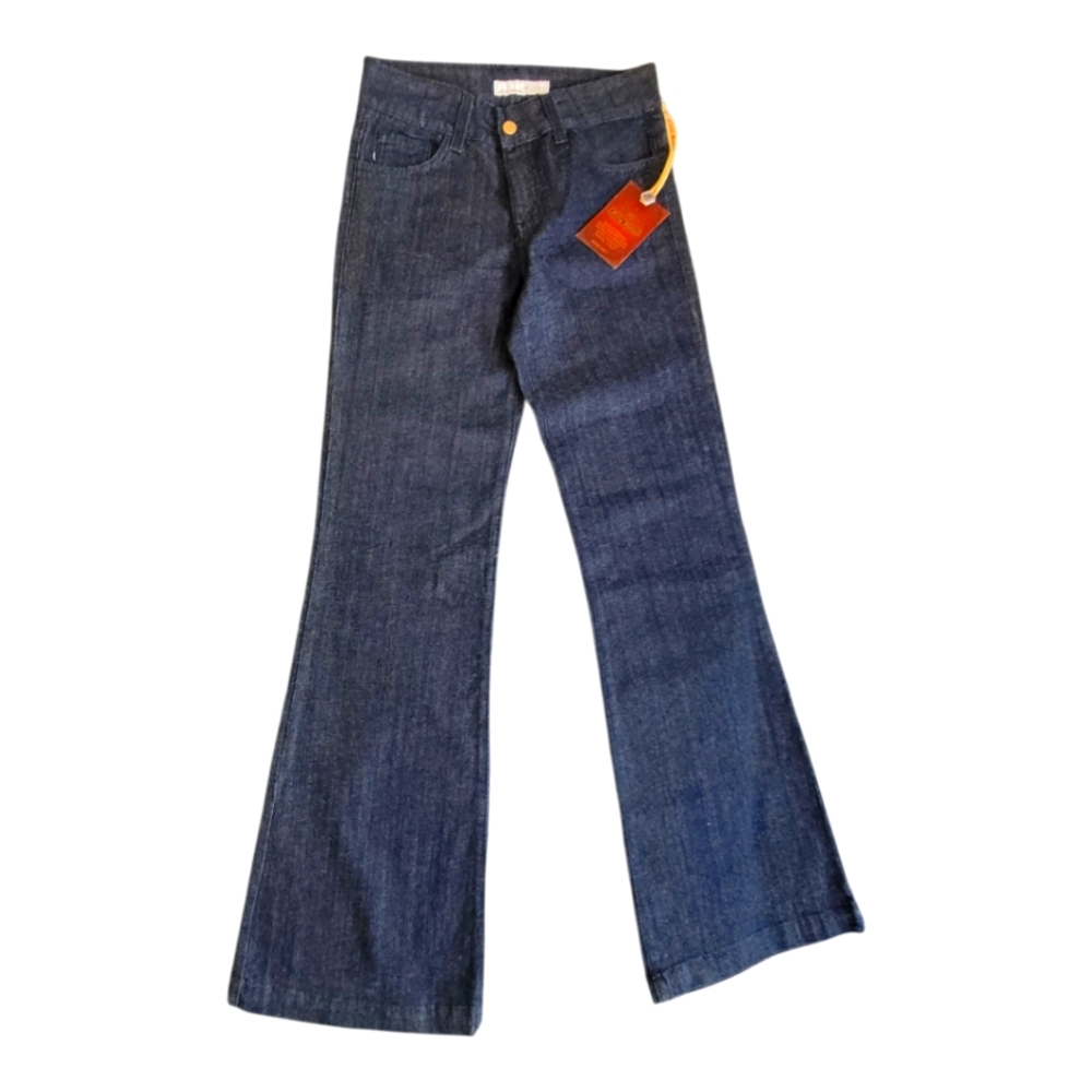 Flying Monkey NWT Dark Wash Cotton Denim Flare Jeans Size 7